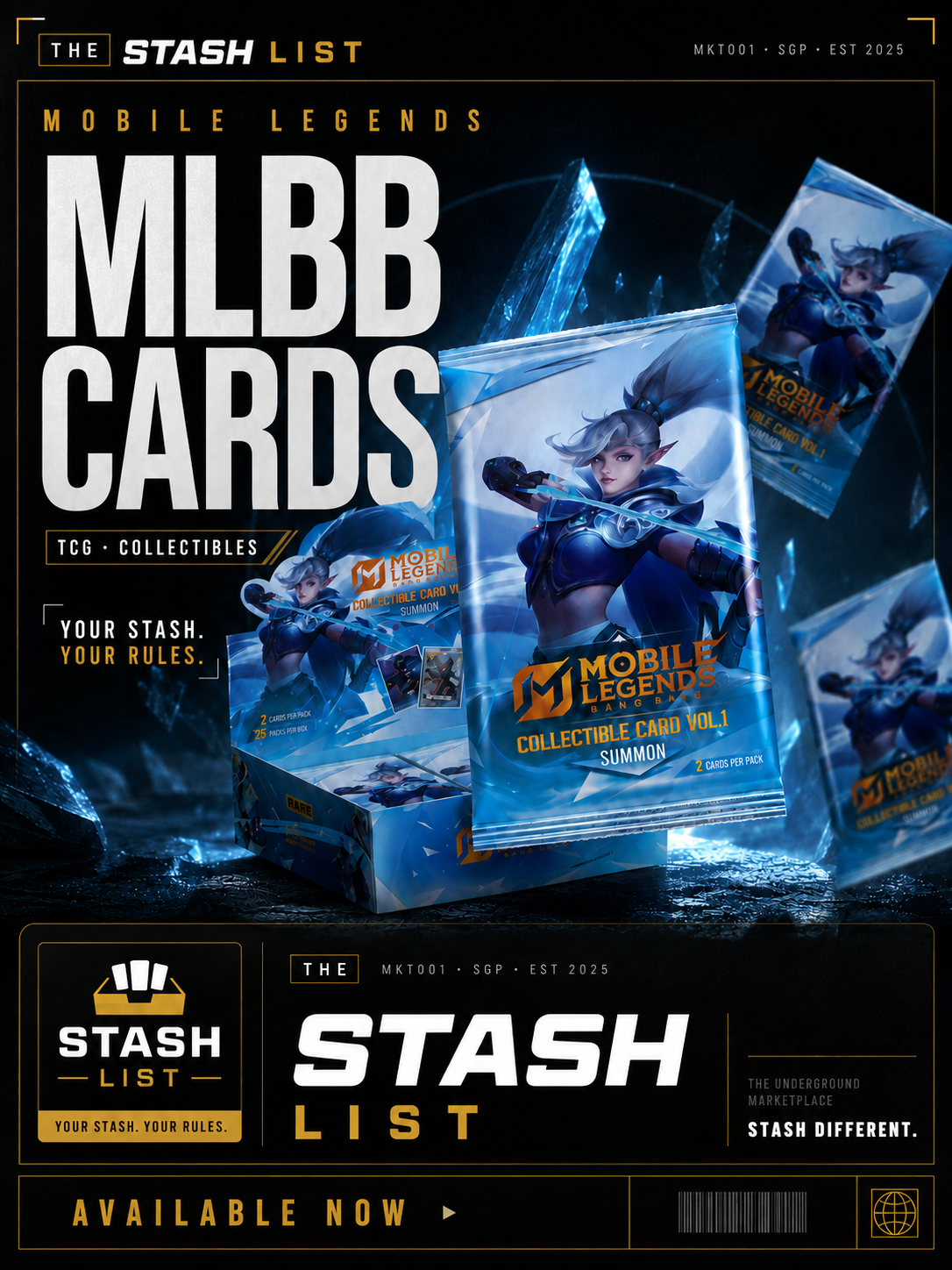 MANYC Mobile Legends Official Collector Cards – Classic Pack